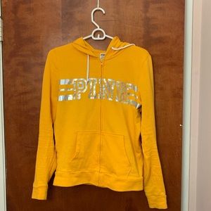 victoria secret pink zip up hoodie